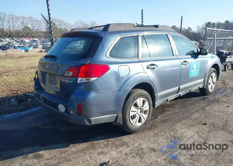 2013 Subaru Outback 2.5I z USA, uszkodzony, nr VIN 4S4BRCAC9D3289601